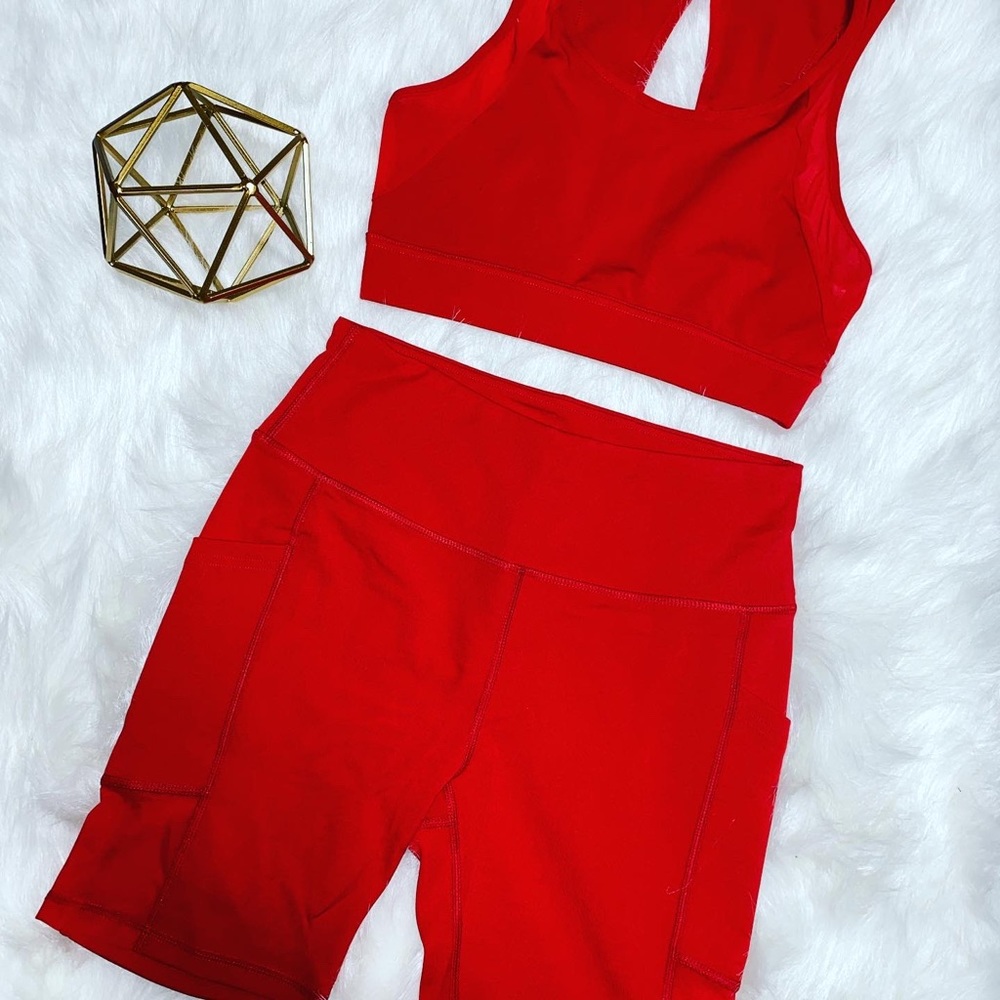 Red Workout Set